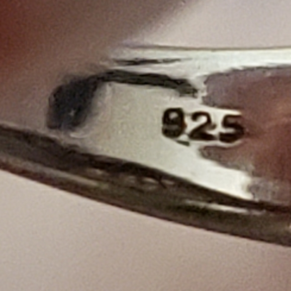 Size 10, Mystic Topaz & Rhodolite Garnet, 925 Silver, Excellent Vintage Cond. - Picture 5 of 8